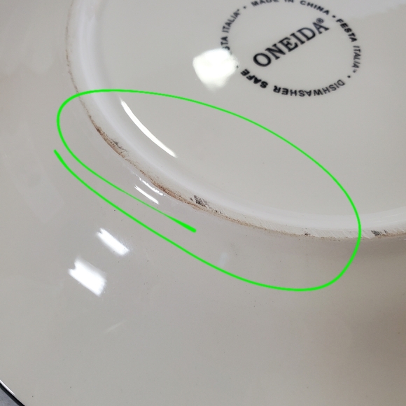 🟢 Oneida Festa Italia Plate Set Italian Landmark Plates Travel Kitchen Decor - Picture 9 of 11